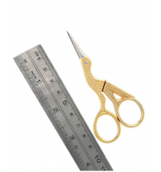 Ciseaux à broder cigogne