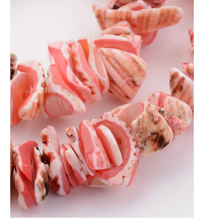 Chapelet coquillage chips - écru