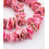 Chapelet coquillage chips - corail