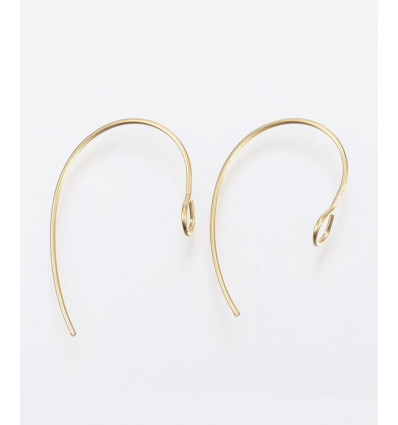 Hameçons arrondis acier inoxydable (1paire)