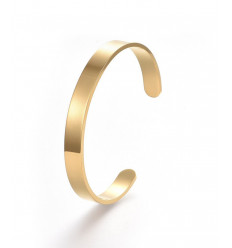 Bracelet manchette acier inoxydable