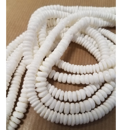 Chapelet Heishi en coquillage 5mm