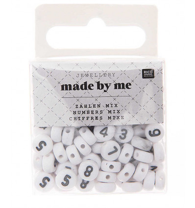 Kit perles chiffre - 165 perles