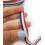 Ruban bleu/blanc/rouge 10mm
