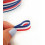 Ruban bleu/blanc/rouge 10mm