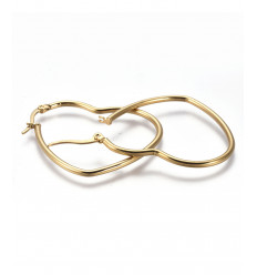 Créole inoxydable 25mm (2pcs)