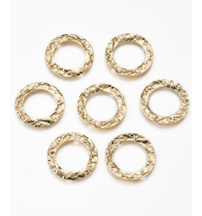 connecteur cercle martelé