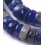 Chapelet Heishi en pierre sodalite 5mm