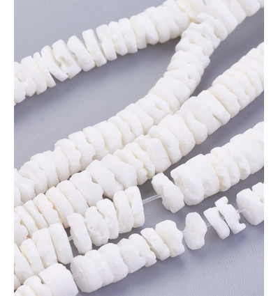 Séparateurs Heishi en coquillage épaisse 6mm