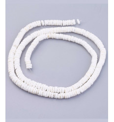 Séparateurs Heishi en coquillage épaisse 6mm