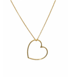 Pendentif coeur évidé