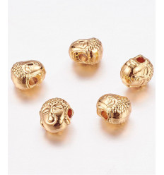 Perle bouddha plaqué or