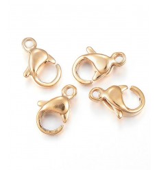 Fermoir mousqueton acier inoxydable