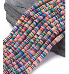 Chapelet perles rondelles Heishi