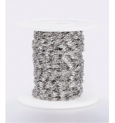 Chaine inoxydable maillons pliés