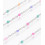 Chaine inoxydable petites billes multicolores