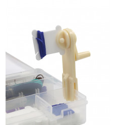 Enrouleur de bobines pour fils à broder DMC