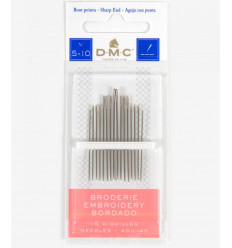 Aiguilles à broder - taille 5 à 10