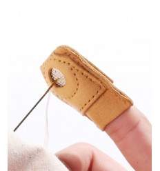 Dé à coudre en cuir