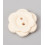 Bouton fleur en bois 17mm