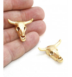 Perle tête de buffle mat