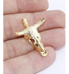 Pendentif tête de buffle