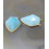 Pendentif gemme polygone en amazonite