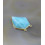 Pendentif gemme polygone en amazonite