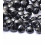 Goutte à facette "spinel noir"