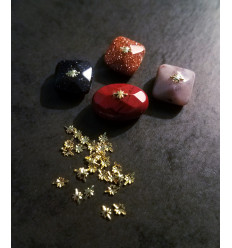 Elément à coller - petites étoiles (10pcs)