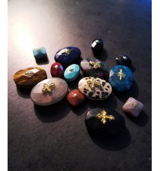 Elément à coller - petites étoiles (10pcs)