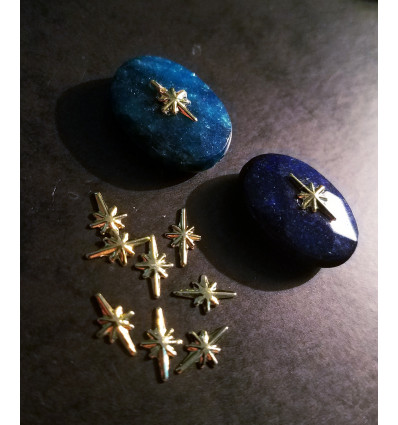 Elément à coller - petites étoiles (10pcs)