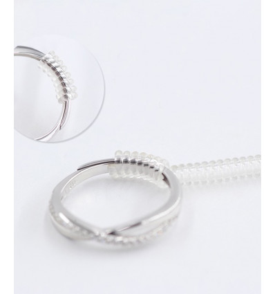 Ajusteur pour bague trop grande en silicone