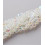 Perle toupie - chapelet perles en verre transparentes irisées 6mm