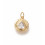 Pendentif goutte avec zircon serti