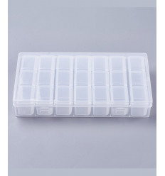 Boite de rangement pour perles (20x11x3.6cm)