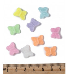 Perle petit papillon moulé (20pcs)