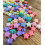 Lot perles étoiles multicolores (20pcs)