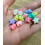 Lot perles étoiles multicolores (20pcs)