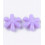 Lot de perles petits fleurs en acrylique (20pcs)