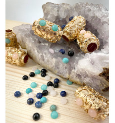 Cabochon en pierre 6mm