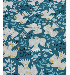 Tissu Dashwood coton/métal Starlit Hollow