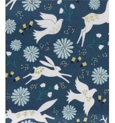 Tissu Dashwood coton/métal Starlit Hollow