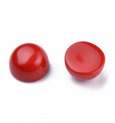 Cabochon en pierre 6mm