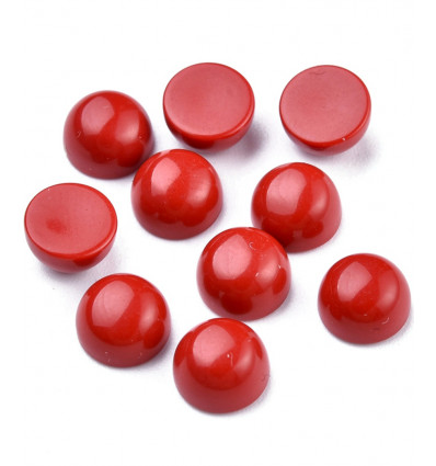 Cabochon en pierre 6mm