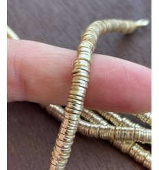 Séparateur brossé plaqué or 