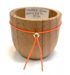 5mm - Perle stopper doré à l'or fin