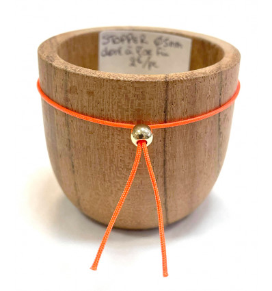 5mm - Perle stopper doré à l'or fin