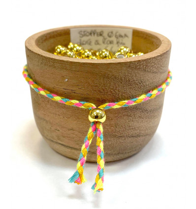 6mm - Perle stopper doré à l'or fin