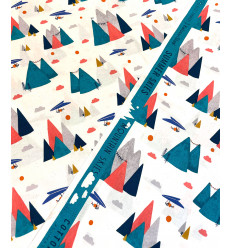 Tissu Cotton & Steel - Mountain skies